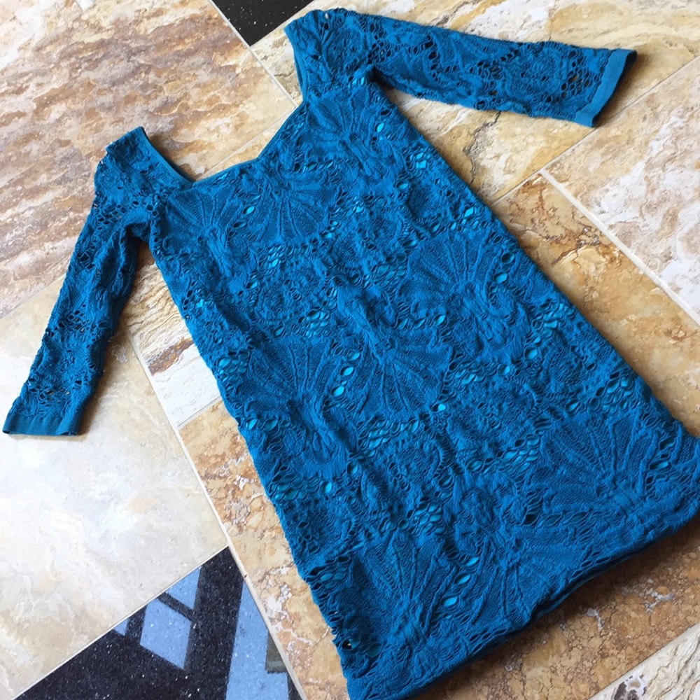 Free People Intimately Teal stretch/turquoise line